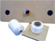 Textile fibers packing with honeycomb