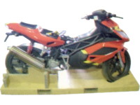 A paper pallet optimised to carry a scooter