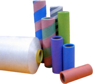 A sample of DTY paper tubes
